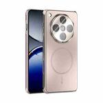 For OPPO Find X8 Pro ABEEL Heat Dissipation Frosted MagSafe Phone Case with Lens Film(Rose Gold)