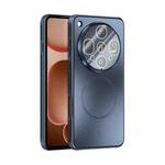 For OPPO Find X8 Ultra ABEEL Heat Dissipation Frosted MagSafe Phone Case with Lens Film(Dark Blue)
