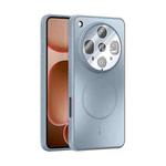 For OPPO Find X8 Ultra ABEEL Heat Dissipation Frosted MagSafe Phone Case with Lens Film(Light Blue)