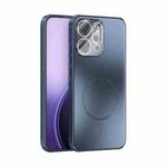 For OPPO Reno14 Pro Global ABEEL Heat Dissipation Frosted MagSafe Phone Case with Lens Film(Dark Blue)