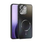 For OPPO Reno14 Global ABEEL Heat Dissipation Frosted MagSafe Phone Case with Lens Film(Black)