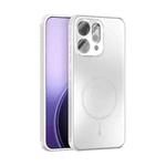 For OPPO Reno14 Global ABEEL Heat Dissipation Frosted MagSafe Phone Case with Lens Film(White)