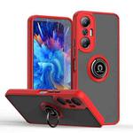 For Infinix Hot 20S Q Shadow 1 Series TPU + PC Phone Case with Ring(Red)