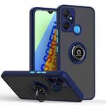 For Infinix Smart 6 Plus India Q Shadow 1 Series TPU + PC Phone Case with Ring(Royal Blue)