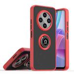For Tecno Spark 30C Q Shadow 1 Series TPU + PC Phone Case with Ring(Red)