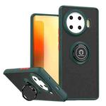 For Tecno Spark 20 Pro+ Q Shadow 1 Series TPU + PC Phone Case with Ring(Dark Green)
