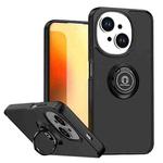 For Tecno Spark Go 1 / Go 2025 Q Shadow 1 Series TPU + PC Phone Case with Ring(Black+Black)