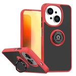 For Tecno Spark Go 1 / Go 2025 Q Shadow 1 Series TPU + PC Phone Case with Ring(Red)