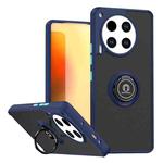 For Tecno Camon 30 4G Q Shadow 1 Series TPU + PC Phone Case with Ring(Royal Blue)