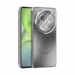 For vivo X200 Pro ABEEL Heat Dissipation Frosted MagSafe Phone Case with Lens Film(Silver)