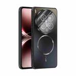 For vivo X200 Ultra ABEEL Heat Dissipation Frosted MagSafe Phone Case with Lens Film(Black)