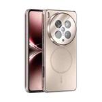 For vivo X200 Ultra ABEEL Heat Dissipation Frosted MagSafe Phone Case with Lens Film(Rose Gold)