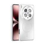 For vivo X200 Ultra ABEEL Heat Dissipation Frosted MagSafe Phone Case with Lens Film(White)