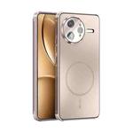 For Redmi K80 Pro 5G ABEEL Heat Dissipation Frosted MagSafe Phone Case with Lens Film(Rose Gold)