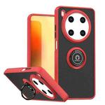 For ZTE Blade V70 Max Q Shadow 1 Series TPU + PC Phone Case with Ring(Red)