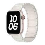 For Apple Watch 42 / 44 / 45 / 46 / 49mm xDfind I-shaped Magnetic Silicone Watch Band(Starlight)