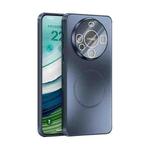 For Huawei Mate 60 ABEEL Heat Dissipation Frosted MagSafe Phone Case with Lens Film(Dark Blue)