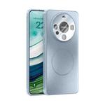 For Huawei Mate 60 ABEEL Heat Dissipation Frosted MagSafe Phone Case with Lens Film(Light Blue)