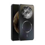 For Huawei Mate 70 Pro / 70 Pro+ ABEEL Heat Dissipation Frosted MagSafe Phone Case with Lens Film(Black)
