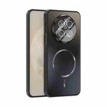 For Huawei Mate 70 ABEEL Heat Dissipation Frosted MagSafe Phone Case with Lens Film(Black)