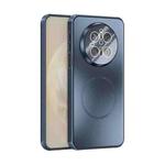 For Huawei Mate 70 ABEEL Heat Dissipation Frosted MagSafe Phone Case with Lens Film(Dark Blue)