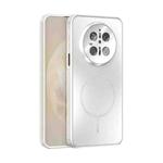 For Huawei Mate 70 ABEEL Heat Dissipation Frosted MagSafe Phone Case with Lens Film(White)