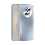 For Huawei Mate 70 ABEEL Heat Dissipation Frosted MagSafe Phone Case with Lens Film(Light Blue)