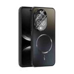 For Huawei nova 14 Ultra ABEEL Heat Dissipation Frosted MagSafe Phone Case with Lens Film(Black)