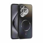 For Huawei Pura 70 Pro / 70 Pro+ ABEEL Heat Dissipation Frosted MagSafe Phone Case with Lens Film(Black)