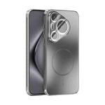 For Huawei Pura 70 Pro / 70 Pro+ ABEEL Heat Dissipation Frosted MagSafe Phone Case with Lens Film(Silver)