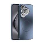 For Huawei Pura 70 Pro / 70 Pro+ ABEEL Heat Dissipation Frosted MagSafe Phone Case with Lens Film(Dark Blue)
