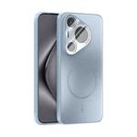 For Huawei Pura 70 Pro / 70 Pro+ ABEEL Heat Dissipation Frosted MagSafe Phone Case with Lens Film(Light Blue)