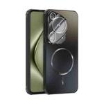 For Huawei Pura 70 Ultra ABEEL Heat Dissipation Frosted MagSafe Phone Case with Lens Film(Black)