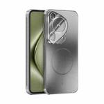 For Huawei Pura 70 Ultra ABEEL Heat Dissipation Frosted MagSafe Phone Case with Lens Film(Silver)