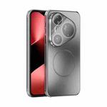 For Huawei Pura 80 Ultra 5G ABEEL Heat Dissipation Frosted MagSafe Phone Case with Lens Film(Silver)