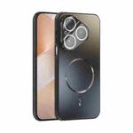 For Huawei Pura 80 5G ABEEL Heat Dissipation Frosted MagSafe Phone Case with Lens Film(Black)