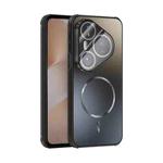 For Huawei Pura 80 Pro 5G / 80 Pro+ 5G ABEEL Heat Dissipation Frosted MagSafe Phone Case with Lens Film(Black)