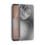 For Huawei Pura 80 Pro 5G / 80 Pro+ 5G ABEEL Heat Dissipation Frosted MagSafe Phone Case with Lens Film(Silver)