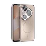 For Huawei Pura 80 Pro 5G / 80 Pro+ 5G ABEEL Heat Dissipation Frosted MagSafe Phone Case with Lens Film(Rose Gold)