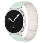 For Samsung Galaxy Watch8 / 8 Classic xDfind I-shaped Magnetic Silicone Watch Band(Light Mint Starlight)