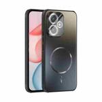 For Honor 400 Global 156.5mm ABEEL Heat Dissipation Frosted MagSafe Phone Case with Lens Film(Black)