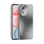 For Honor 400 Global 156.5mm ABEEL Heat Dissipation Frosted MagSafe Phone Case with Lens Film(Silver)