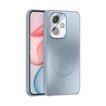 For Honor 400 Global 156.5mm ABEEL Heat Dissipation Frosted MagSafe Phone Case with Lens Film(Light Blue)