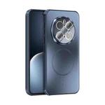 For Honor Magic7 Pro ABEEL Heat Dissipation Frosted MagSafe Phone Case with Lens Film(Dark Blue)
