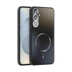 For Samsung Galaxy S25 5G ABEEL Heat Dissipation Frosted MagSafe Phone Case with Lens Film(Black)