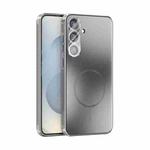 For Samsung Galaxy S25 5G ABEEL Heat Dissipation Frosted MagSafe Phone Case with Lens Film(Silver)