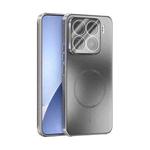 For Xiaomi 15 Pro ABEEL Heat Dissipation Frosted MagSafe Phone Case with Lens Film(Silver)