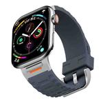 For Apple Watch 42mm / 41mm / 40mm / 38mm Tuobuzhe Liquid Silicone Watch Band(Grey)