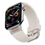 For Apple Watch 42mm / 41mm / 40mm / 38mm Tuobuzhe Liquid Silicone Watch Band(Starlight)