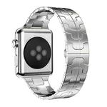 For Apple Watch 42 / 44 / 45 / 46 / 49mm xDfind Butterfly Buckle Stainless Steel Watch Band(Starlight)